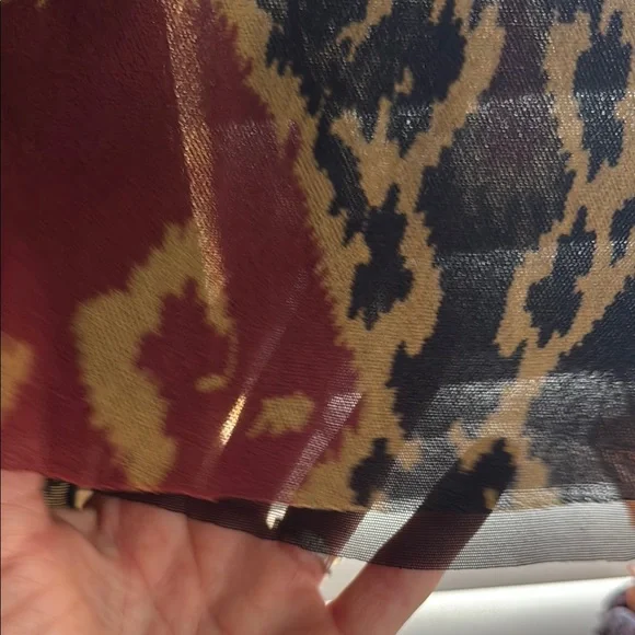 Brown and Red Fitted Camisole Top - Picture 6 of 7